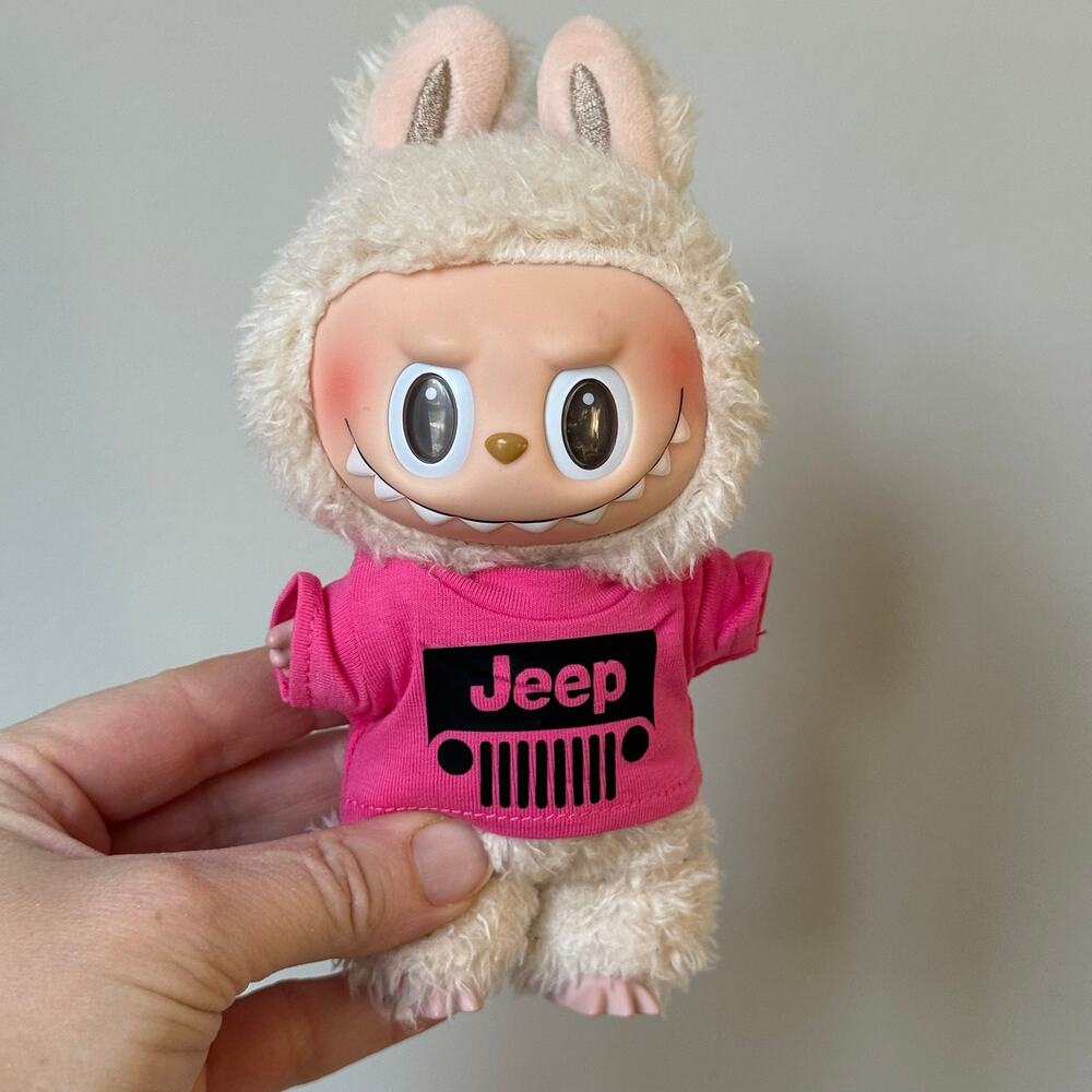 JEEP shirt tee t-shirt - handmade - for labubu